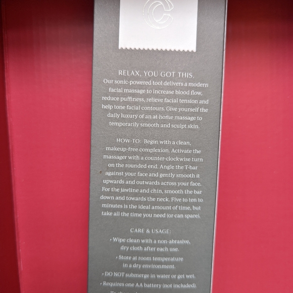 Sonic tBar facial massager - Picture 3 of 3